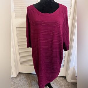 Apt. 9 Women's Burgundy Light Sweater